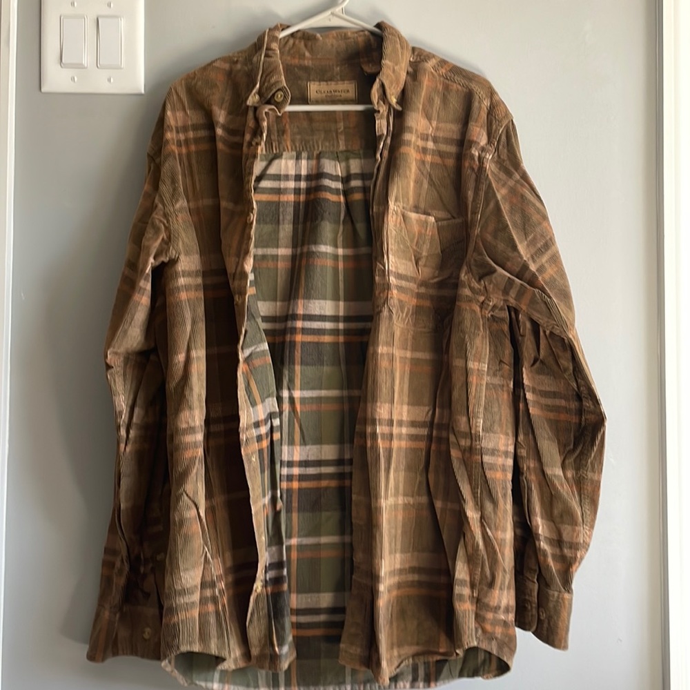 Clearwater outfitters corduroy flannel